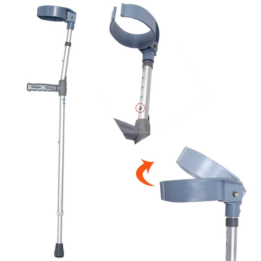Kijki do chodzenia, kule ortopedyczne, aluminiowe kule ortopedyczne dla dorosłych i nastolatków, regulowane, lekkie, ergonomiczne uchwyty, wygodne uchwyty, wytrzymałe aluminium o wysokiej gęstości,