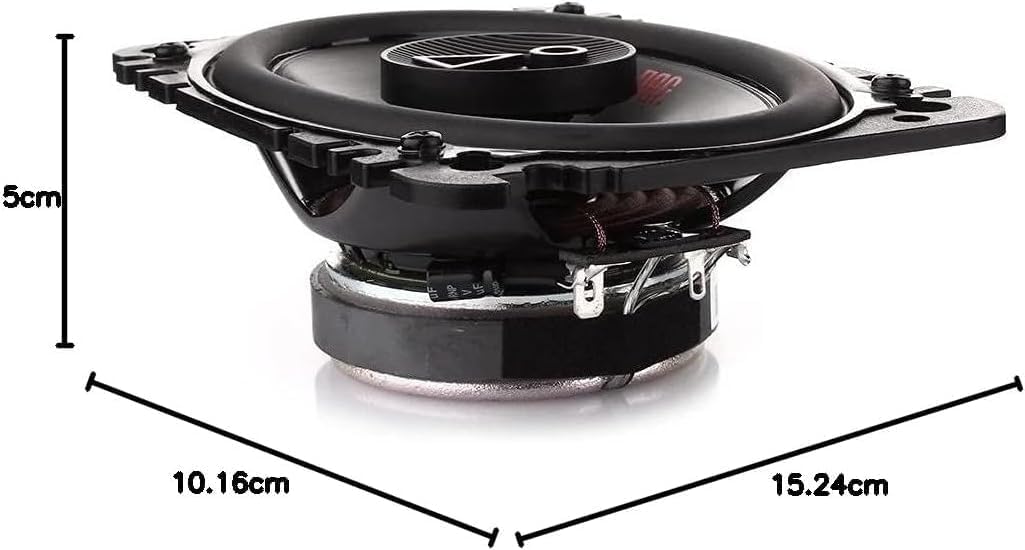 JBL Stage3 6427 2-drożny zestaw głośników samochodowych Harman Kardon - 175 W owalne głośniki samochodowe - duże 4" x 6" - 10 x 15 cm, czarny