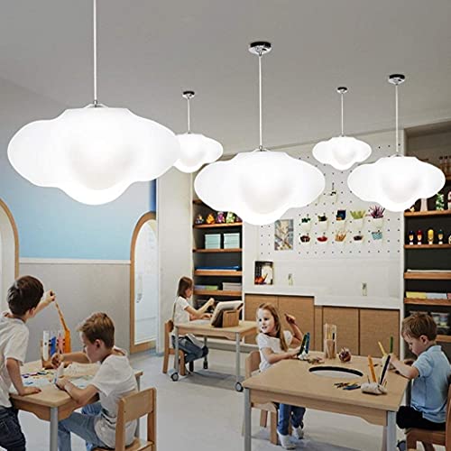 Lampe suspension nuage LED à intensité variable chaud et blanc - 5