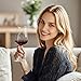 Personalized Gifts for Women Mom Friend Wife Her, Initial Wine Glasses Custom Gift, Happy Birthday Gifts for Women Mom Wife Best Friend Sister, 15.5Oz (S)