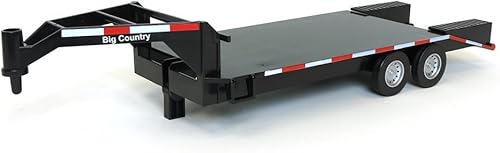 País grande Flatbed remolque