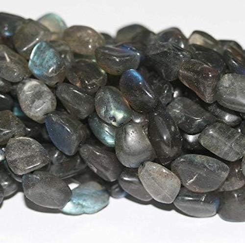 LKBEADS 7 Inch Long labrarite Nuggets Gemstone Beads Code-HIGH-39897