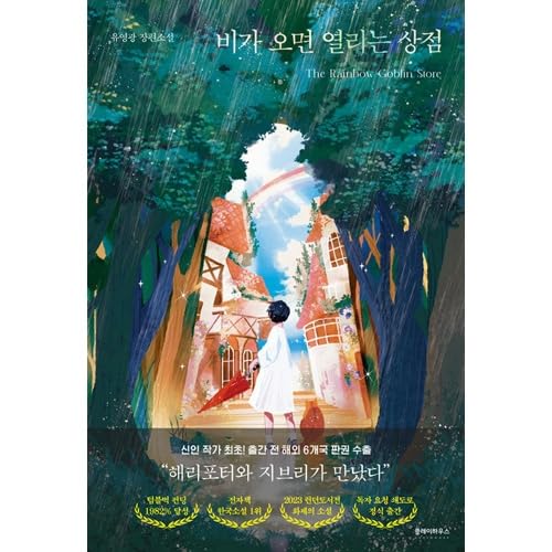 韓国書籍「雨が降ると開く店」 小説