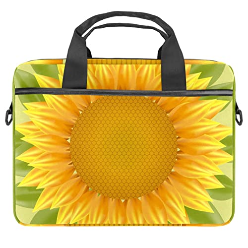 Sacoche bandoulière ordinateur tournesol jaune : le cadeau utile idéal