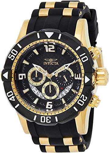 [CrN^] Invicta rv Pro Diver Chronograph Black Dial Men's Watch Y 23702 [sAi]