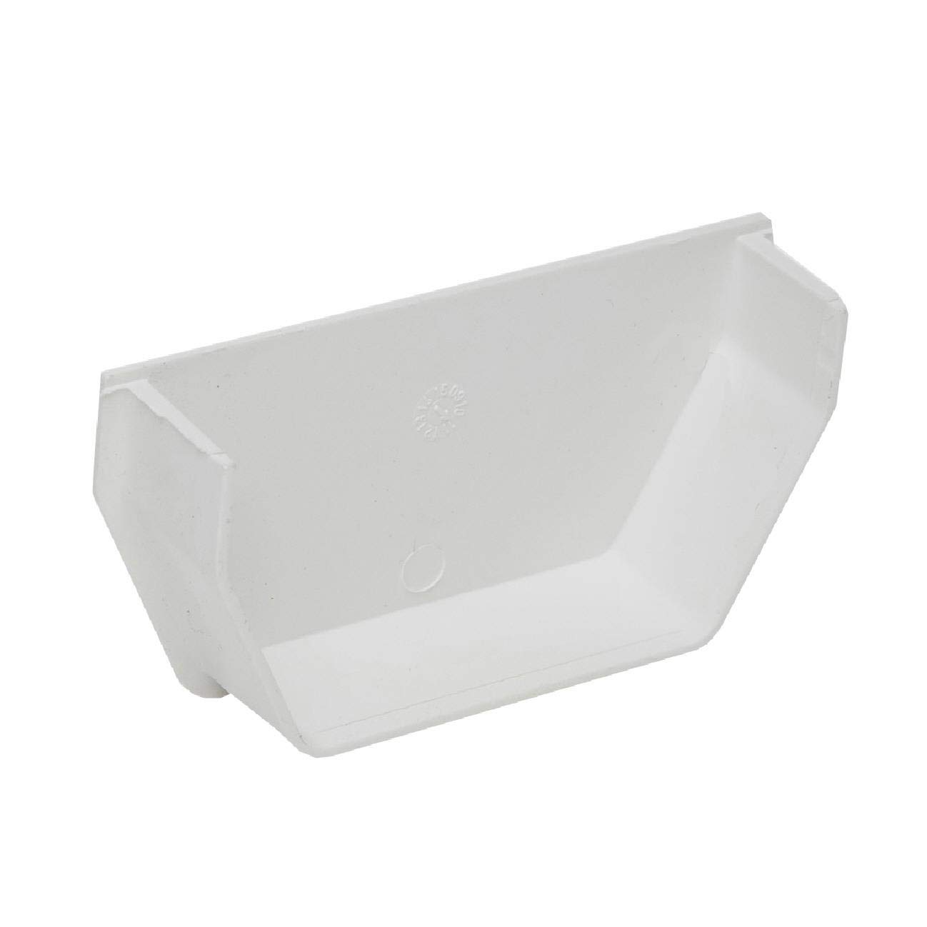 Freeflow White Square Gutter Internal Stop End, 114Mm Rain Water Systems