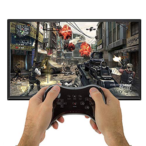 Image of CuleedTec Wireless Pro Controller Gamepad for Wii U, with Charging Cable