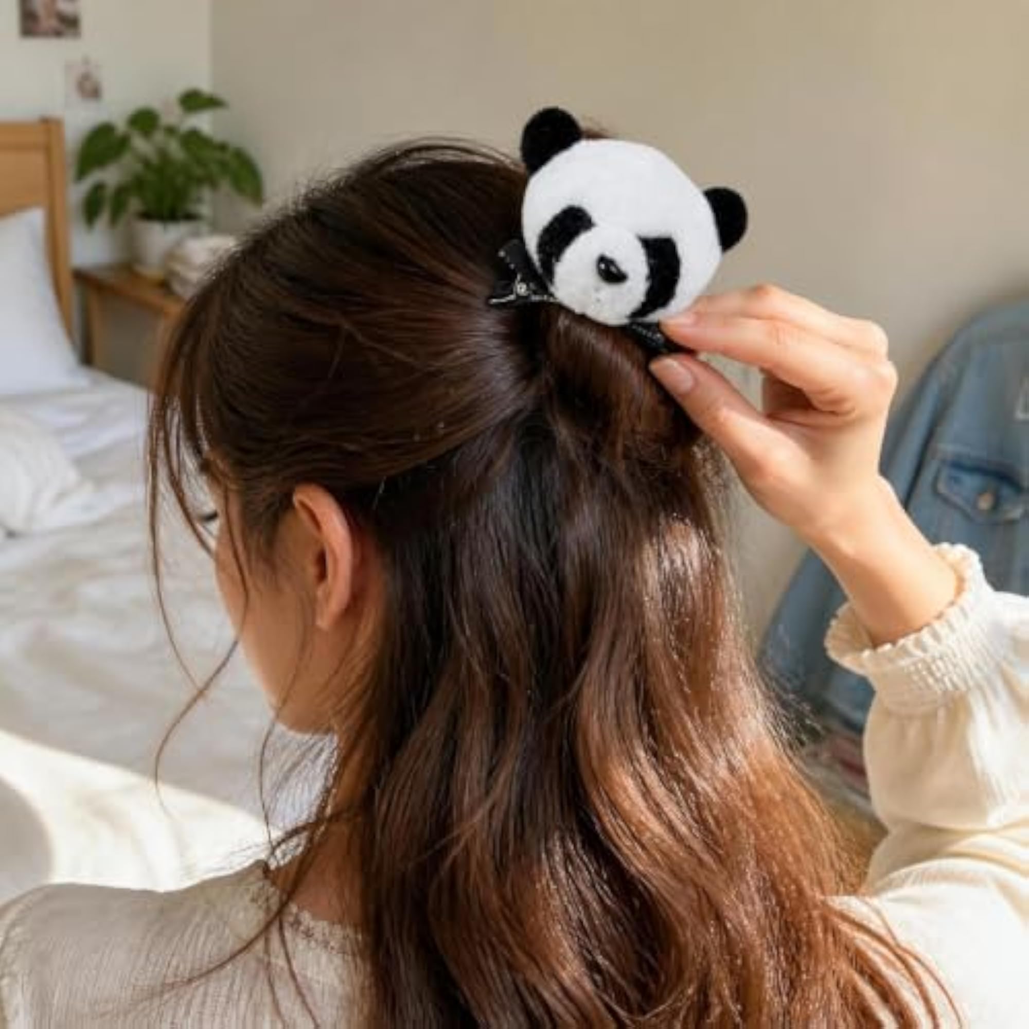 3D Panda Hair Accessories Set for Face Washing and Styling