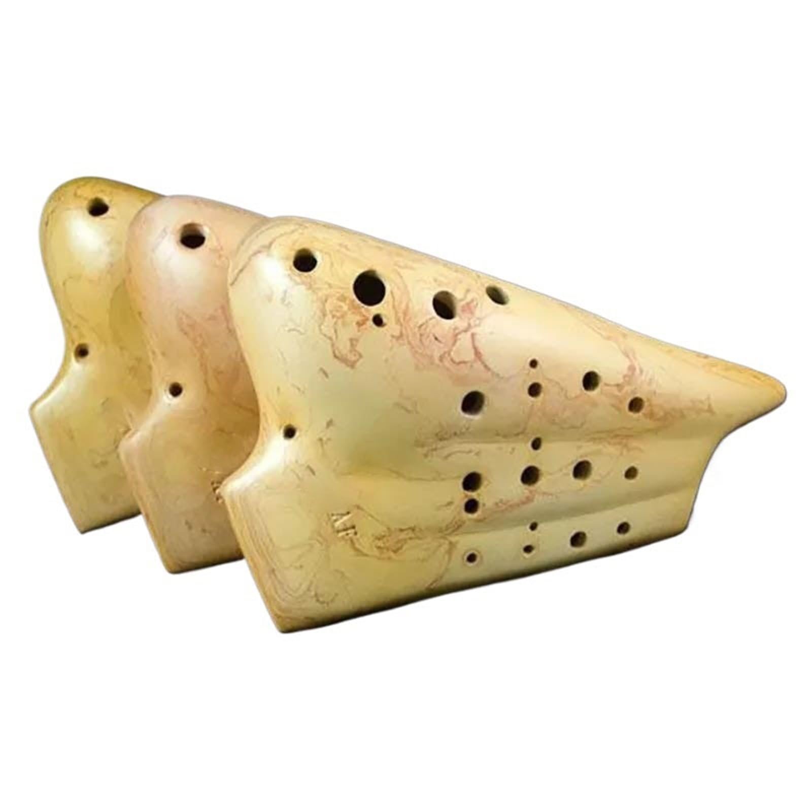 Okaryna Potrójna Okaryna Alto F Klucz Ceramiczny Instrument Muzyczny Akcesoria Profesjonalne
