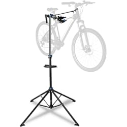 Caballete Para Bicicleta Fija Ultrasport Bicicleta Asamblea Estar, Estable Bicicleta asamblea Estar, para Trabajos reparación Todos Modelos Bicicletas, Llave Bloqueo rápido no Pintura, Bandeja magnética Herramientas, máx. 30 kg