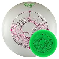 eurodisc 175g Nightglow Organic Ultimate Frisbee Disc Moon Mond nachleuchtend phosphoreszierend leuchtet im Dunkeln (VIOLETT)