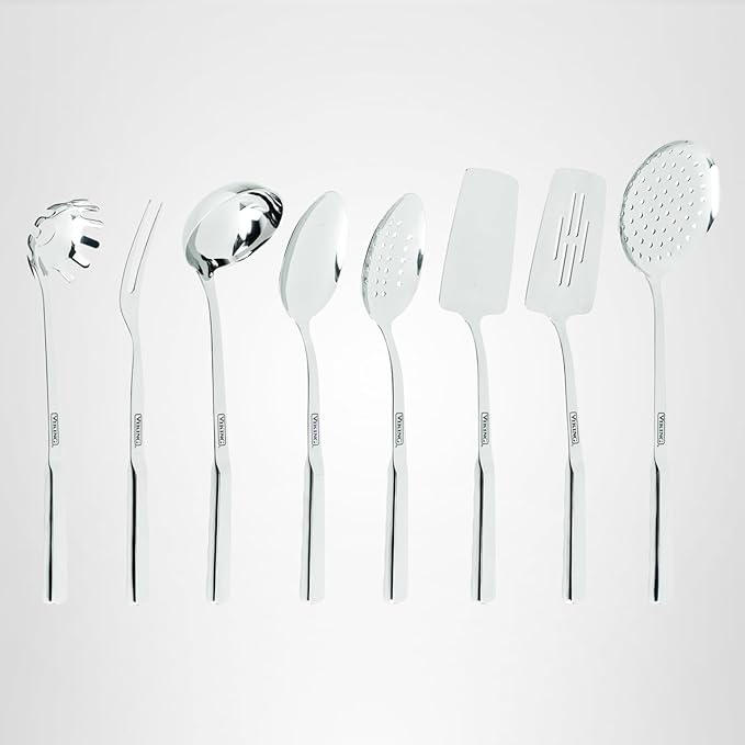Viking Kitchen Utensils Set, 8 Piece Stainless Steel Cooking Utensil Set