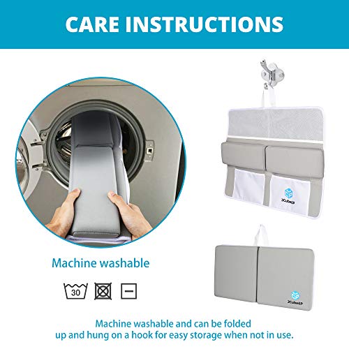 JCUBE&P Tub Kneeler and Elbow Relaxation - 3 Bonus Child Tub Toys - Padded Knee Mat for Tub Bathing - Lavatory Tub Kneeling Pad (Spring) 6 51BLJUphhiL