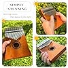 Newlam Kalimba Thumb Piano 17 Keys, Portable Mbira Finger Piano Gifts for Kids and Adults Beginners