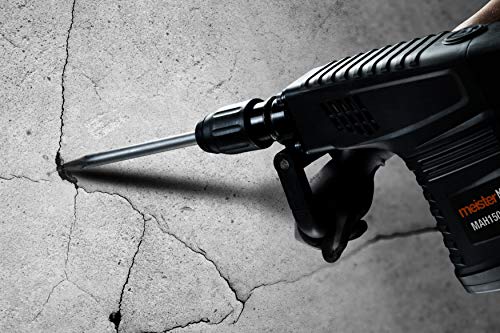 Meister Abbruchhammer 1500 W, MAH1500-2 - SDS-Max Aufnahme - 25 Joule Schlagenergie - Antivibrationsgriff - Mit Flach… – Bild 7