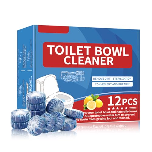 Ruheaou Toilet Cleaning Tablets | Fast-Dissolving, Long-Lasting Freshness | 12/24