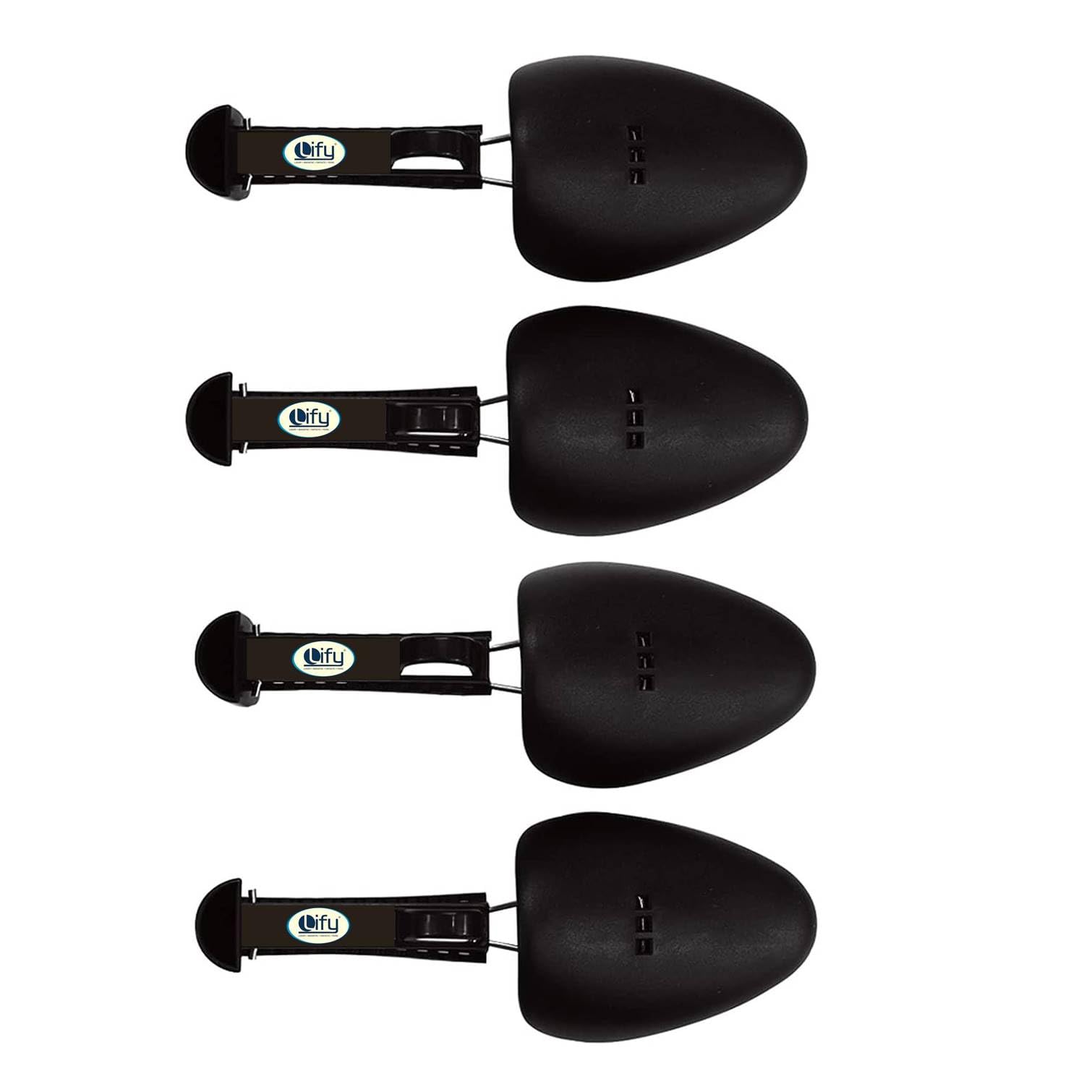 Sponsored Ad - Men's Adjustable Plastic Shoe Trees - Shaper/Stretcher/Boot Holder - Black
