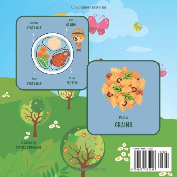 The Food Groups: Nutrition Book For Little Learners. Early Learning Picture Book for Toddlers, Kids, and Preschoolers.