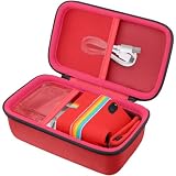 Khanka Custodia per Polaroid Go Generation 3/Go Generation 2/Polaroid Go Mini Fotocamera Istantanea, Borsa Rigida da Viaggio con Maniglia, Solo Custodia (Rosso)