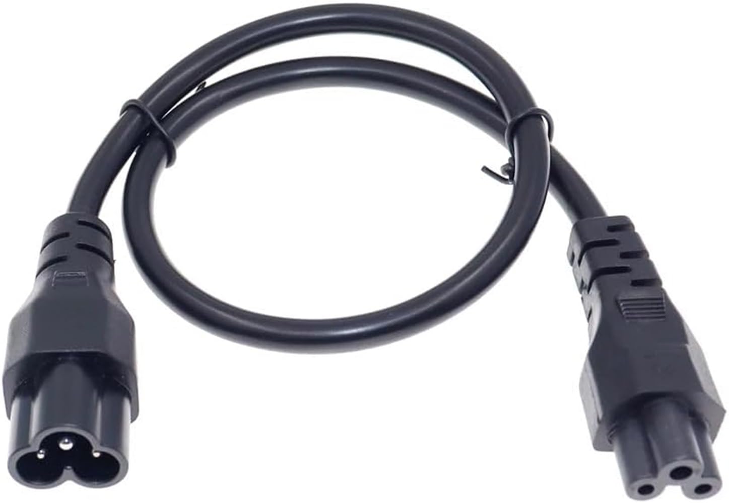 Toptekits C5 to C6 Short Power Cord, IEC320 C6 Male to C5 Female