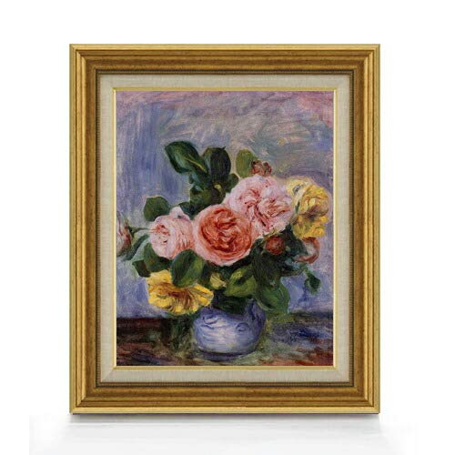 花瓶の花』 ルノワール 6号 立体複製名画 額装付 【ポイント5％還元中