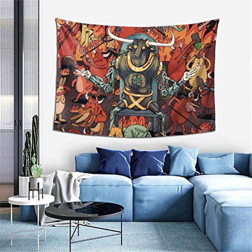 JUHGN Afterburner Dance Gavin Dance Tapestry Poster Wall Hanging, Boutique Art Wall Hanging Tapestry Tapestry for Living Room Bedroom Home Decor ( 40*60in 102x152cm)