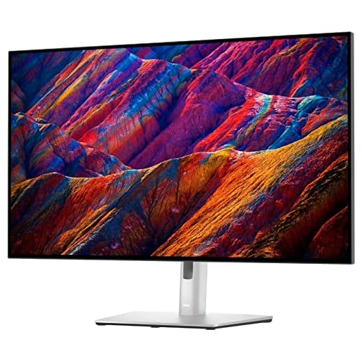 Dell UltraSharp U3223QE 31.5" 4K UHD WLED LCD Monitor - 16:9 - Black, Silver