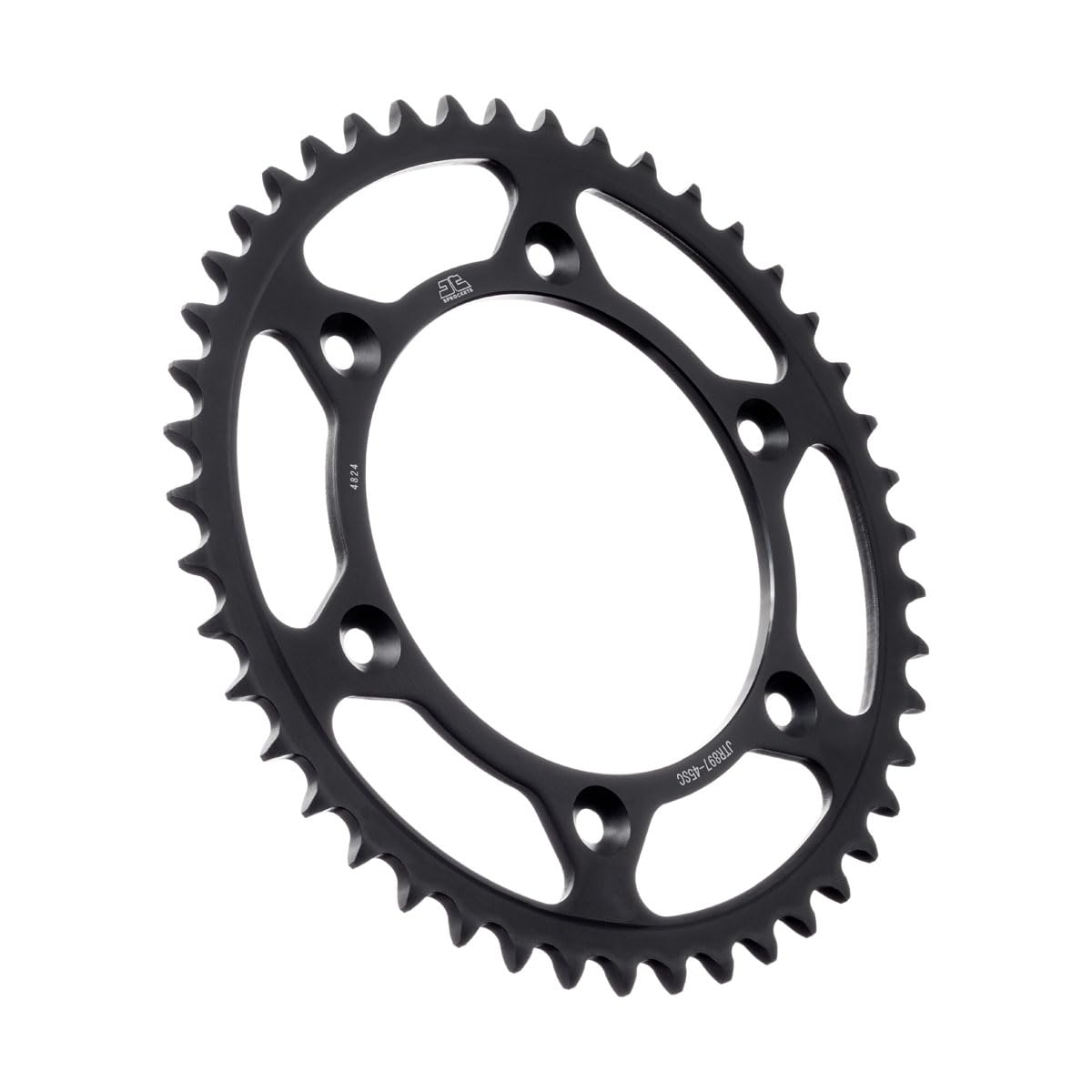 JT Sprockets JTR897.45SC 45 Tooth Self Cleaning Lightweight Steel Rear Sprocket, Single