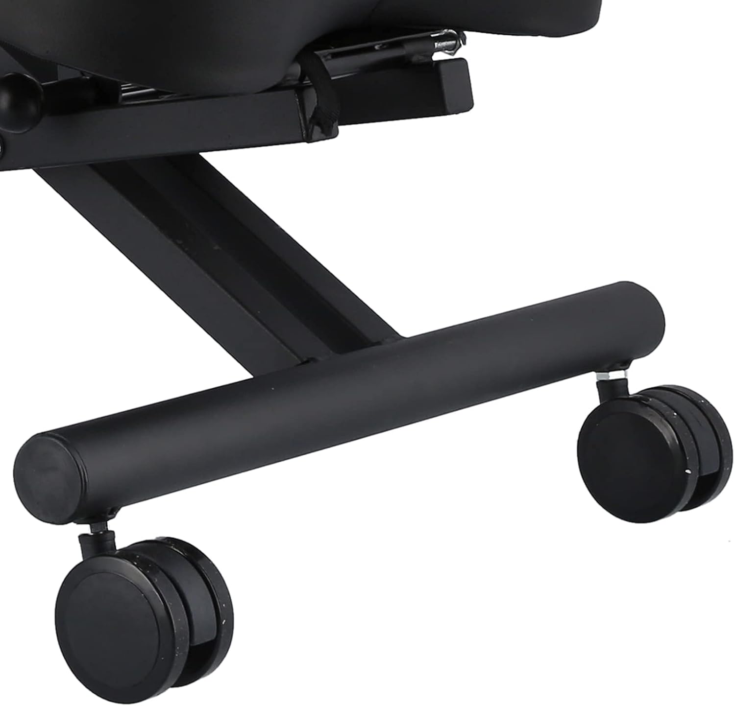 Ergonomic Kneeling Chair with Back Support, Adjustable Posture Corrective Knee Stool with Rolling Wheel and Thick Comfortable Cushion for Home Office Posture Correct and Neck Pain Relief