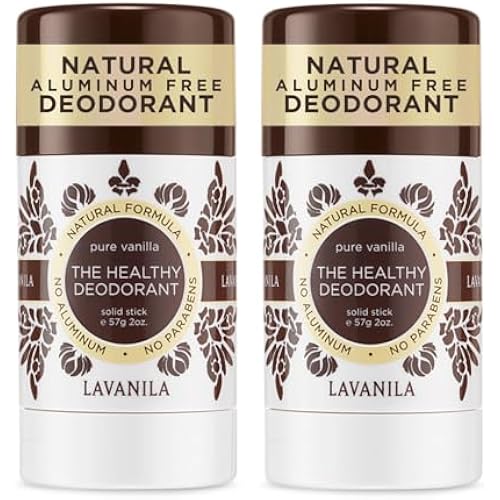 LAVANILA Pure Vanilla Natural Deodorant - 2 Oz, 2-Pack ($30 Value)