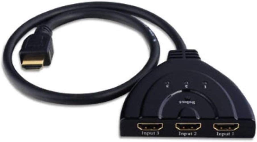 TECHLY IDATA hdmi-3bi HDMI Video Switch – (190 g, 5 W, 5 V DC, 0 – 70 °C, -10 – 80 °C, 10 – 85%)