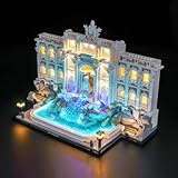 LocoLee Light kit Compatible with Lego Trevi Fountain - No Model Only Light, LED Lighting Accessories Compatible with Lego Roman Wishing Fountain 21062 (Standard Version)