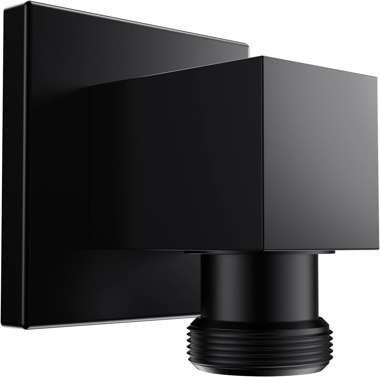 Solid Brass Shower Wall Outlet , Finish Square Spray Head Elbow Wall Mounted Angle Valve For Bathroom - View #3