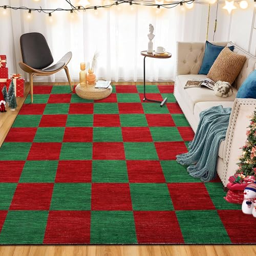 GarveeHome 4x6 Rug Xmas Living Room Rug Washable Christmas Rugs for Bedroom - image 2