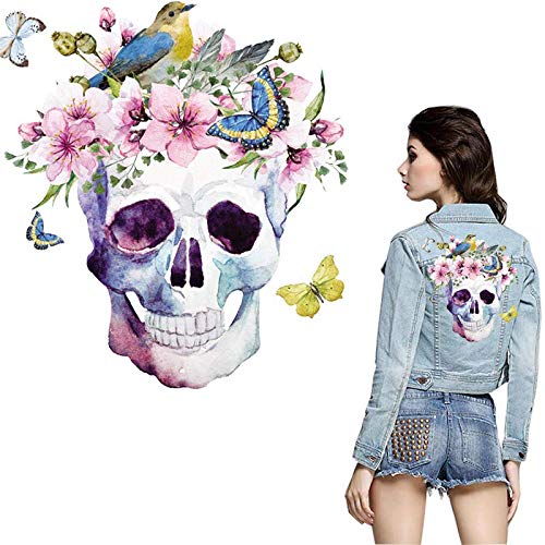 SMARTBUYER :Skull Flower Patches for 