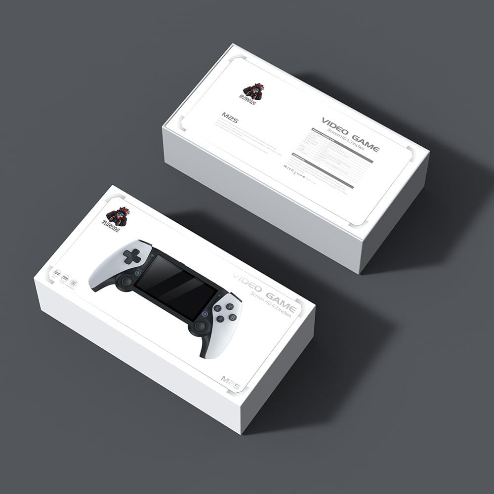 Nueva consola de juegos portátil M25, reproductor de juegos Retro HD de 4,3 pulgadas, estilo PSP clásico, consola de juegos Arcade de batalla for 2 jugadores