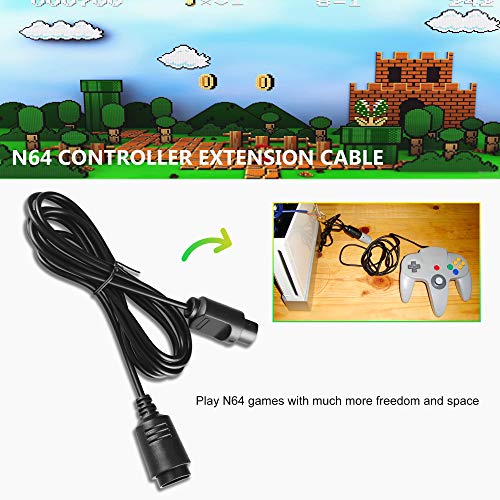 Xahpower N64 Controller Extension Cable Cord For Nintendo 64 N64 Controller thumb #6