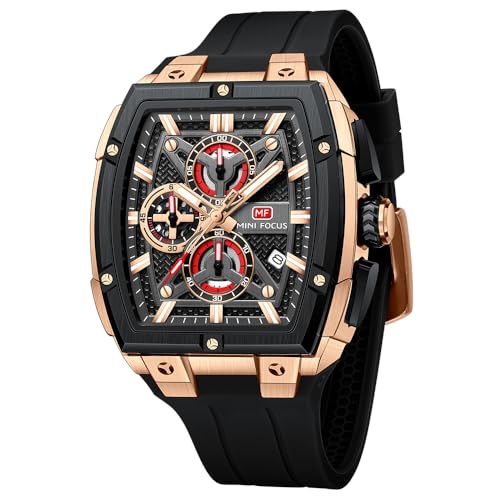 Image of MF MINI FOCUS Men's Watch Analog Wrist Watchh for Men with Chronograph,Ideal for Sports Enthusiasts and Daily Wear
