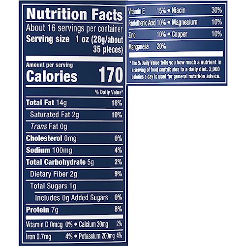 Image of PLANTERS Salted Peanuts, Plant Based Protein Snacks, 16 Oz (6 Ct)