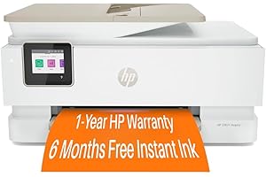 HP ENVY Inspire 7955e Wireless Printer Copy Scanners 2.7 Touchscreen 15ppm Black 10ppm Color