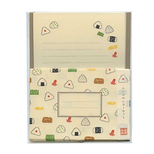 古川紙工 レターセット Wa-Life ハンコレター ころころおにぎり LLL125