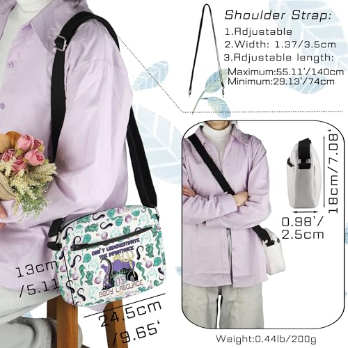 TOBGBE Sea Witch Merch Gifts Villains Witch Crossbody Bag for Fans Don't Underestimate The Importance Of Body Language4