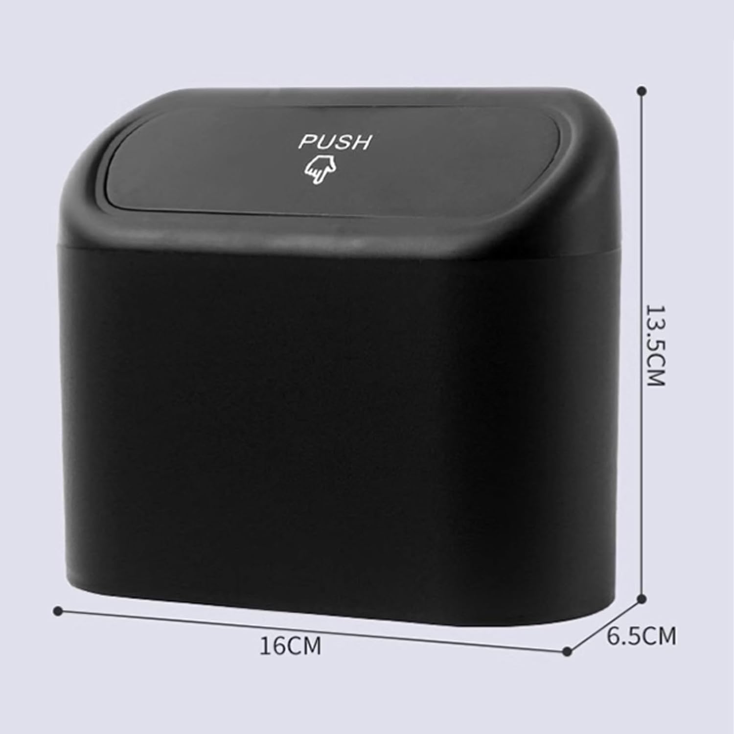 Car Trash Can for Mercedes Benz GLE SUV/Coupe 350d 400 400d 450 500 58 Waterproof Multipurpose Rubbish Bin with Lid,Portable Hanging Car Vehicle Trash Can Bin,Black