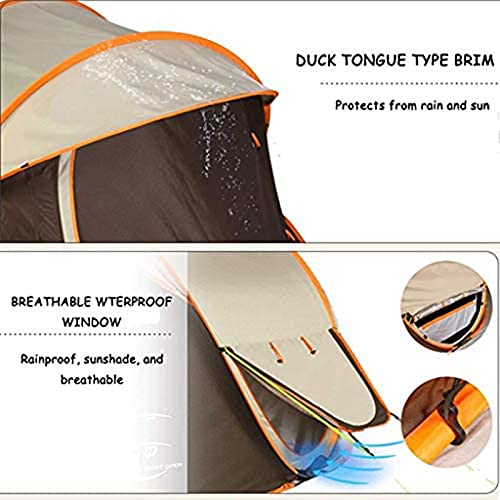Carpa automática para camping 3-4 personas azul gran tamaño miniatura 3