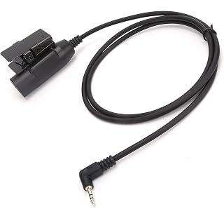 DAWH Headset Adapter, Plug and Play Durable PTT Adapter Military Standard Version Plug for 6200C for T5428 for Radio Adapter