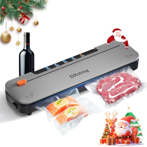 DXstring Macchina Sottovuoto Alimenti, 5 in 1 Automatica...