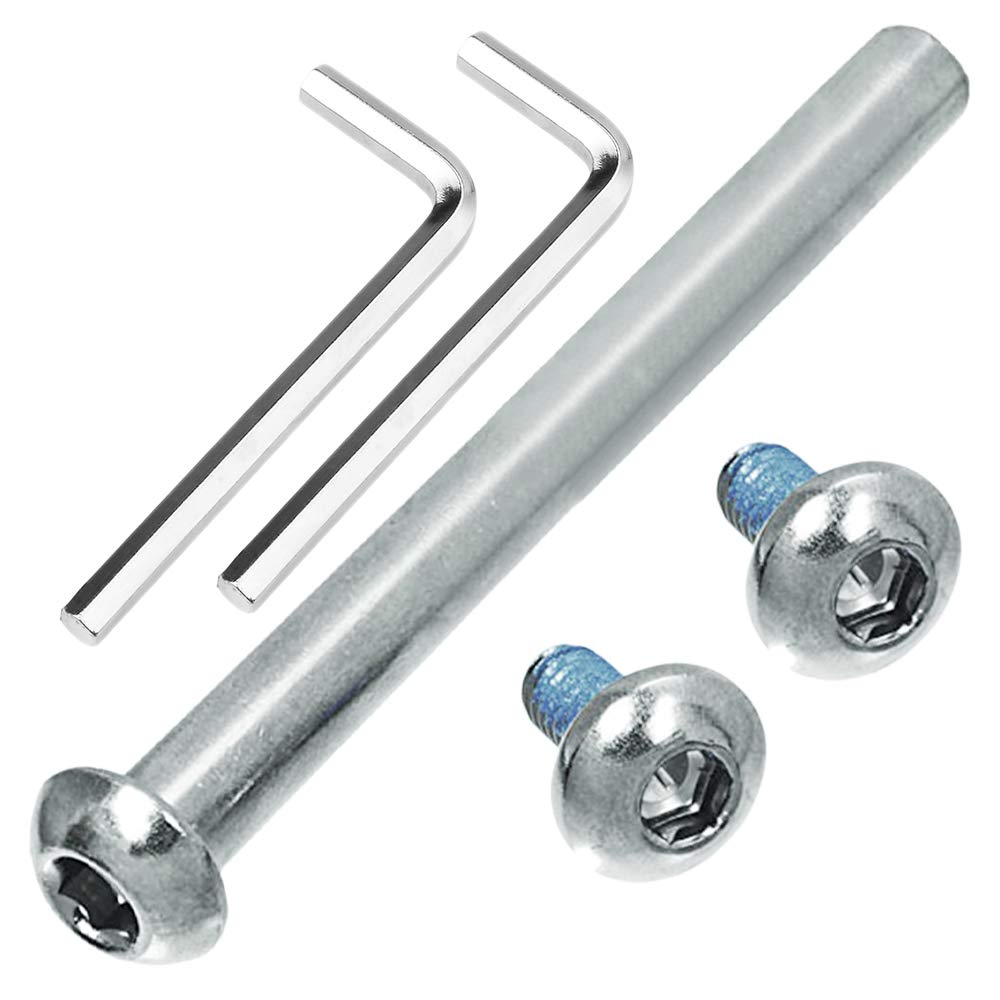 OTFAITP Hex Lock Male and Female Scooter Parts Axle Front Rear Allen M8 Screws for 2-3-4-Wheel Kid Scoote Furniture Wheelchair Kick Scooters Pull-Along Wagons Inline Skates Axles Repair (86) — image 1