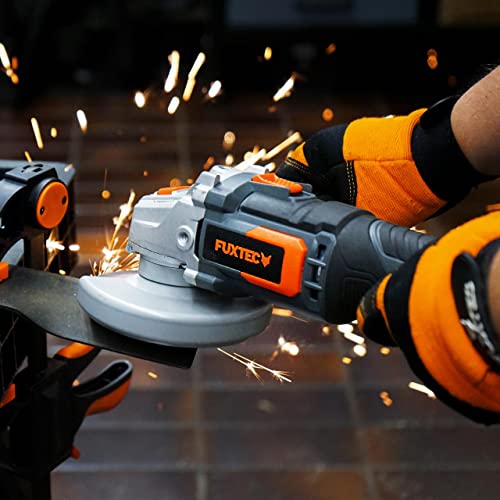 Amoladora angular inalámbrica FUXTEC 20V E1WS20 para cortar metal sin enchufes 3