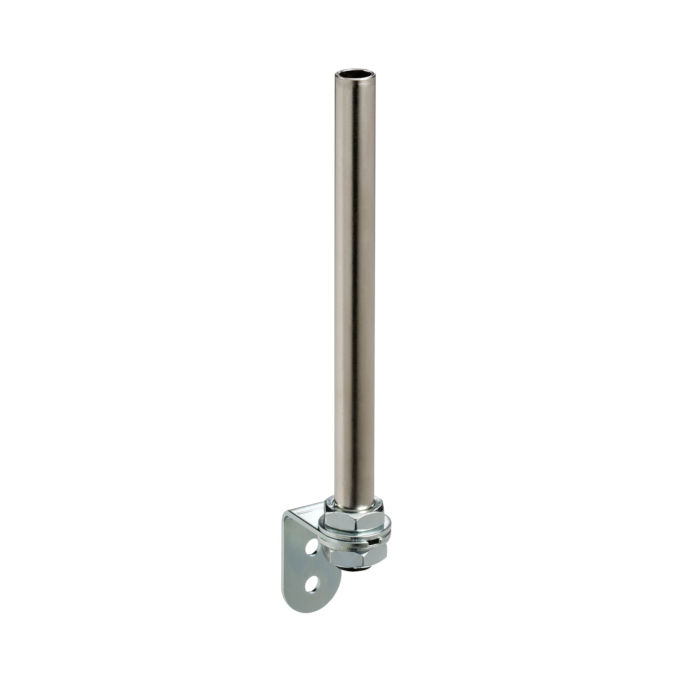 Tube avec équerre 250 mm conduit cheminée tuyau raccordement évacuation