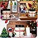 Glooglitter Christmas Wax Warmer Electric Scented Wax Melt Warmer Decorative Oil Candle Melter Tart Burner for Fragrance Cubes Winter Xmas Home Living Room Bathroom Gifts(Snowman)